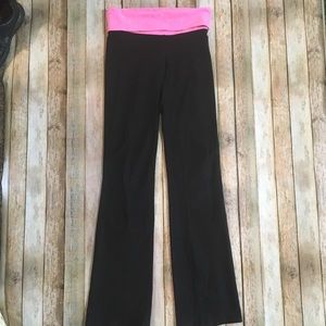 Pink Victoria’s Secret Silver Detail Yoga Pants XS